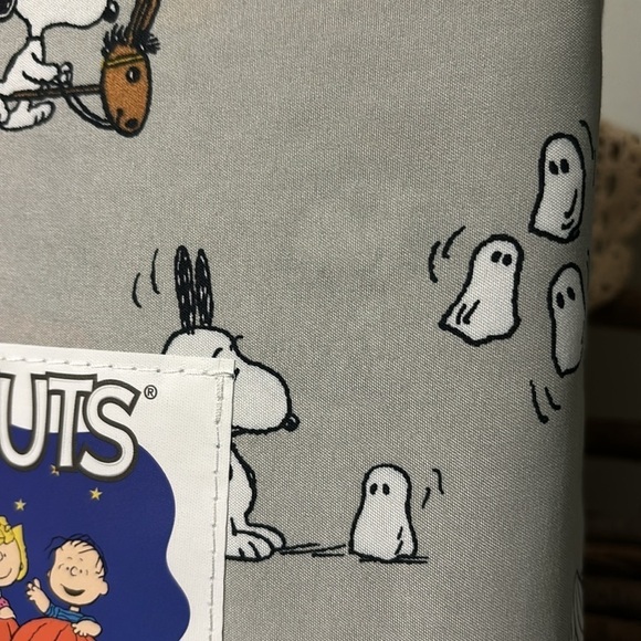 NEW PEANUTS SNOOPY COWBOY STICKPONY CACTUS JACK O LANTERN HALLOWEEN QUEEN SHEETS - Picture 6 of 9